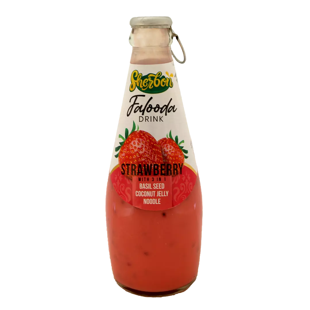 Sherbon Falooda Drink-Strawberry-290ml